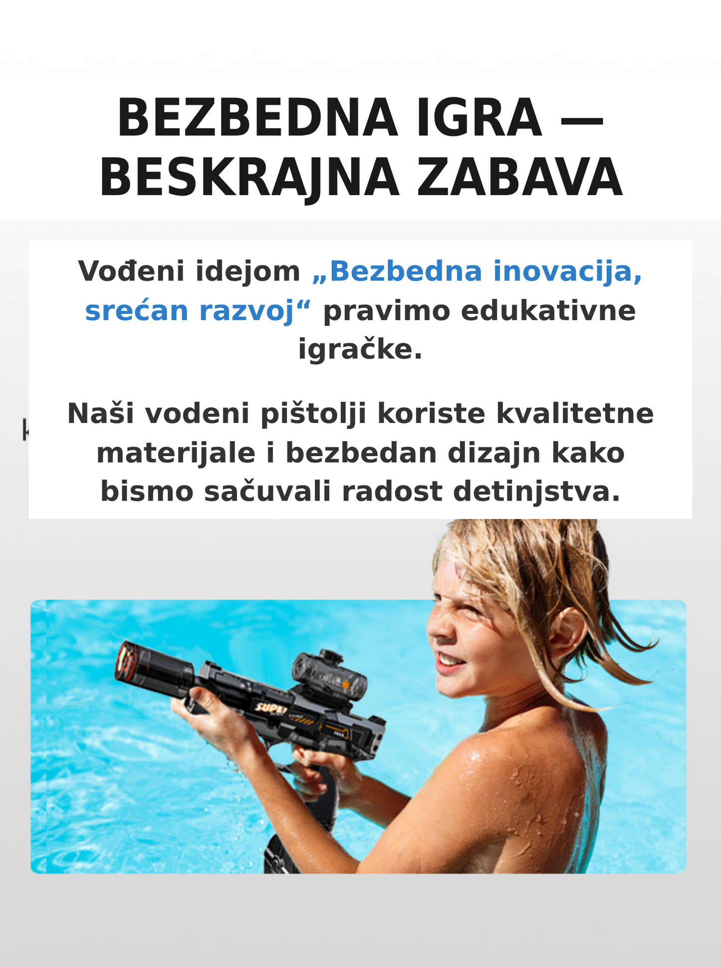 Električni Vodeni Pištolj – Punjiv, Efekat Vatre 💦🔥