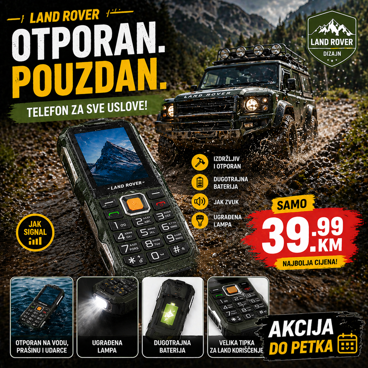Land Rover Najveći Sa Lampom