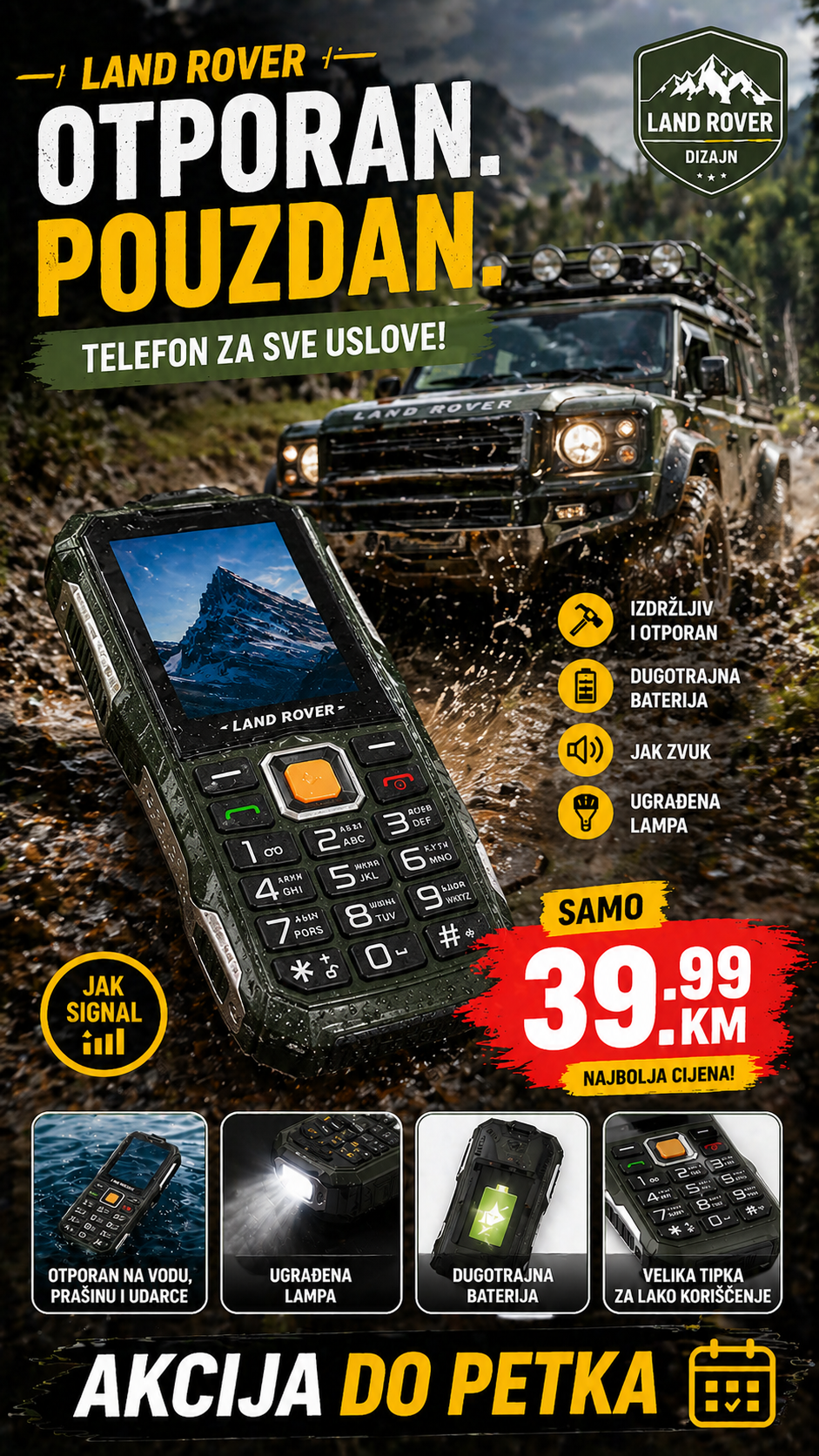 Land Rover Najveći Sa Lampom