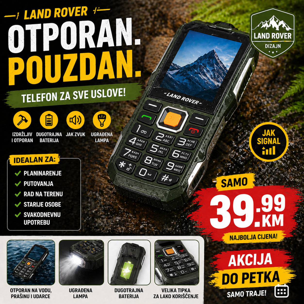 Land Rover Najveći Sa Lampom
